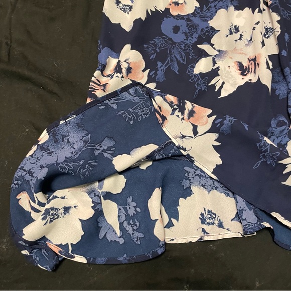 4/$20 | Flowy Tank Top Blouse with Frill Hem - Picture 3 of 6